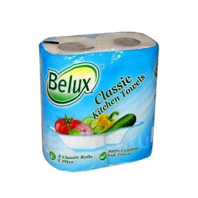 Полотенца двухслойные Belux Classic 2 рулона (х1/12) [упаковка]